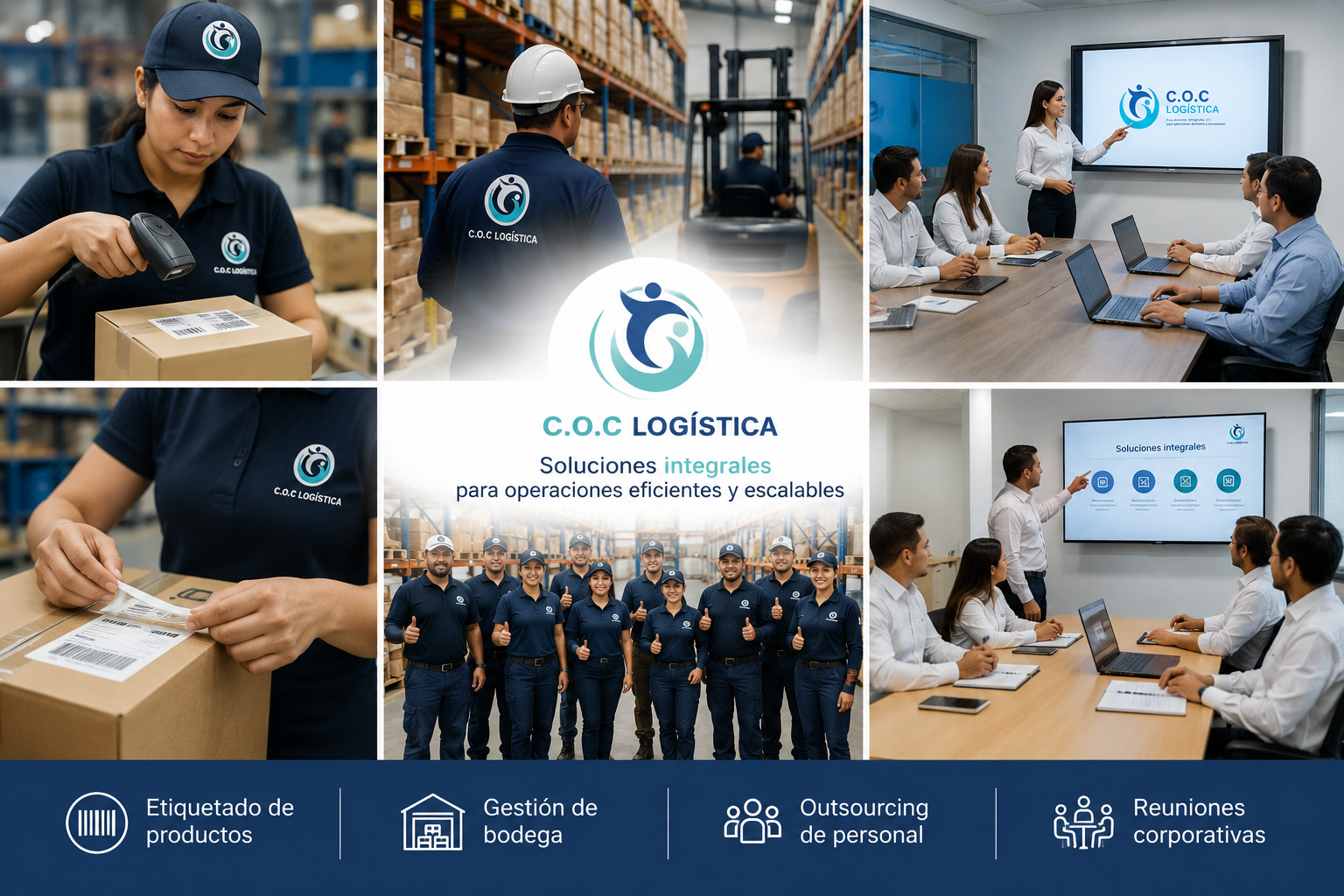 Equipo C.O.C. Logística en operación